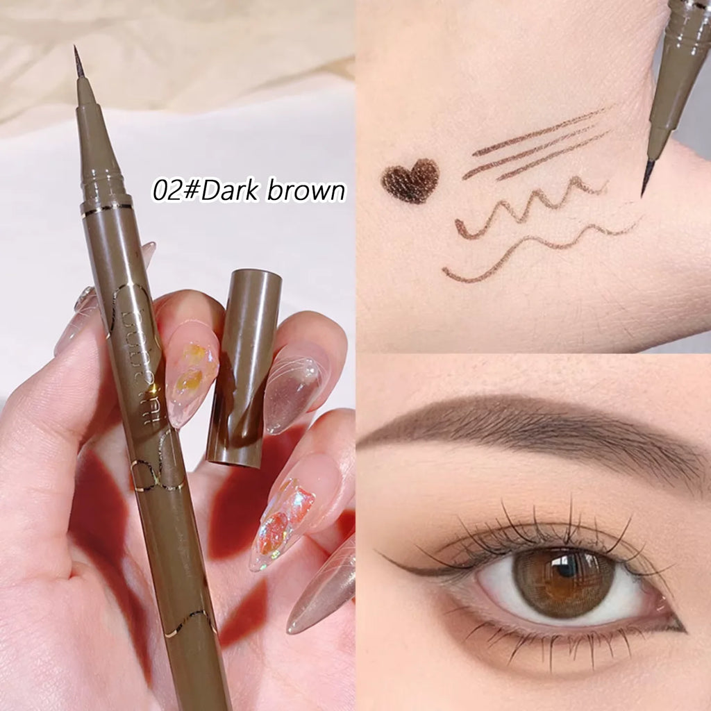 Eyeliner Ultra-Fin 0,05 mm Waterproof 4 Couleurs Longue Tenue