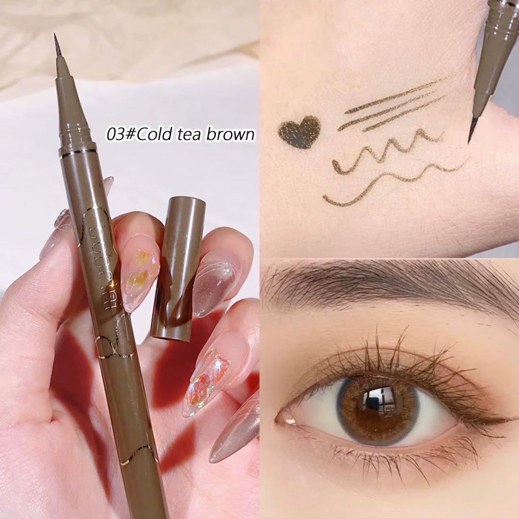 Eyeliner Ultra-Fin 0,05 mm Waterproof 4 Couleurs Longue Tenue