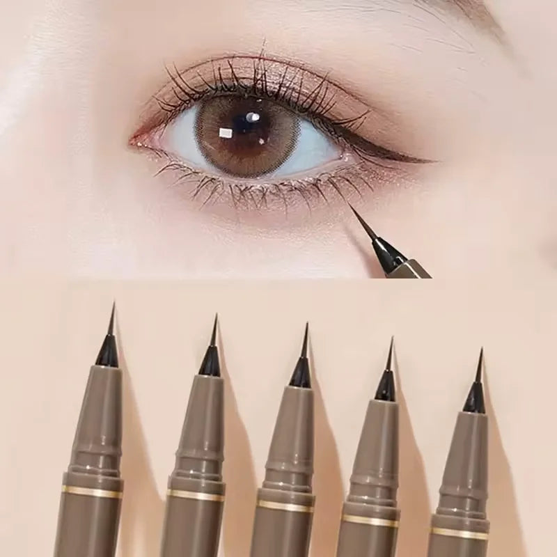 Eyeliner Ultra-Fin 0,05 mm Waterproof 4 Couleurs Longue Tenue