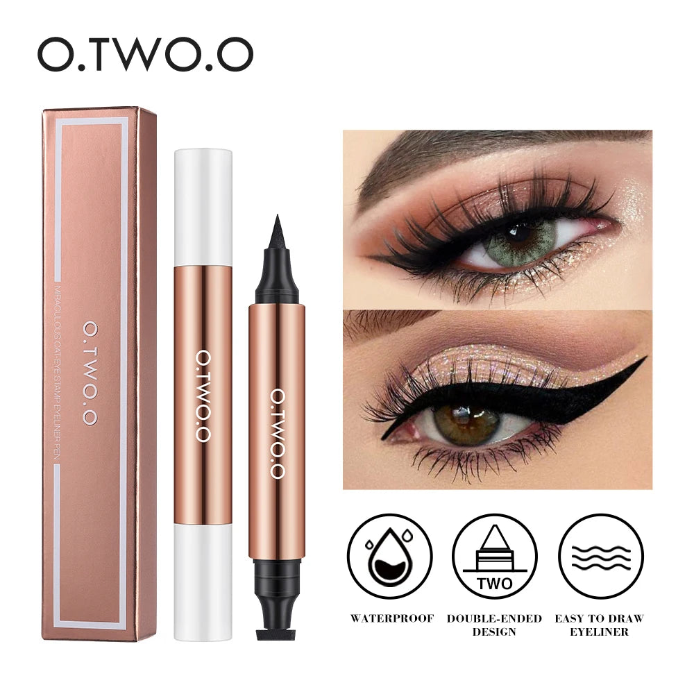 Eyeliner Tampon Double Embout Waterproof O.TWO.O