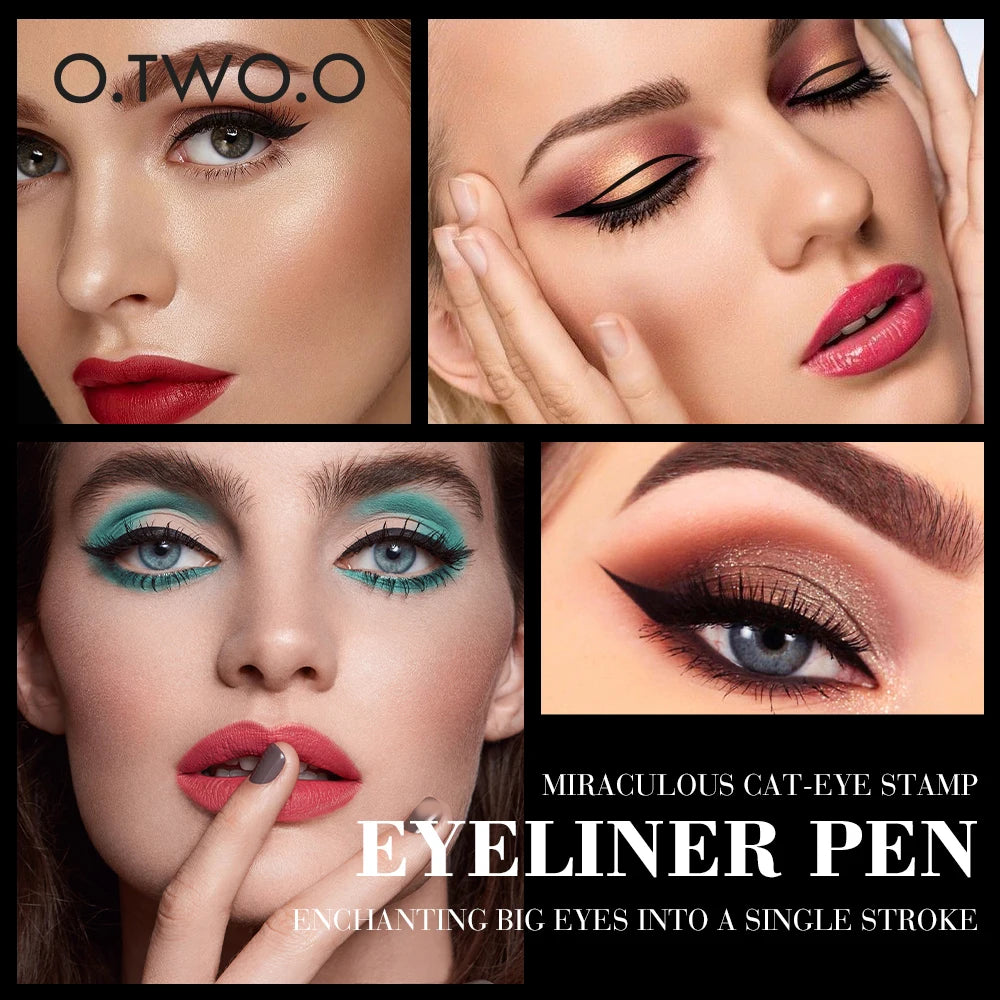 Eyeliner Tampon Double Embout Waterproof O.TWO.O