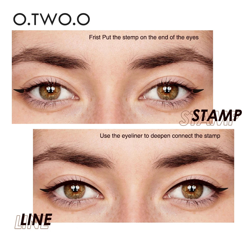 Eyeliner Tampon Double Embout Waterproof O.TWO.O