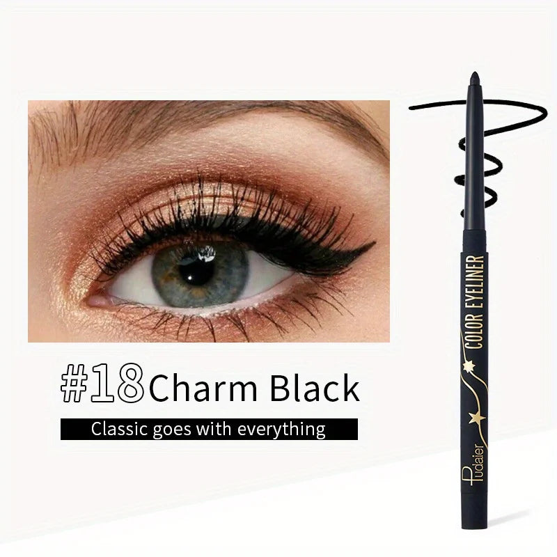 Crayon Eyeliner Gel Waterproof Coloré Mat Longue Tenue