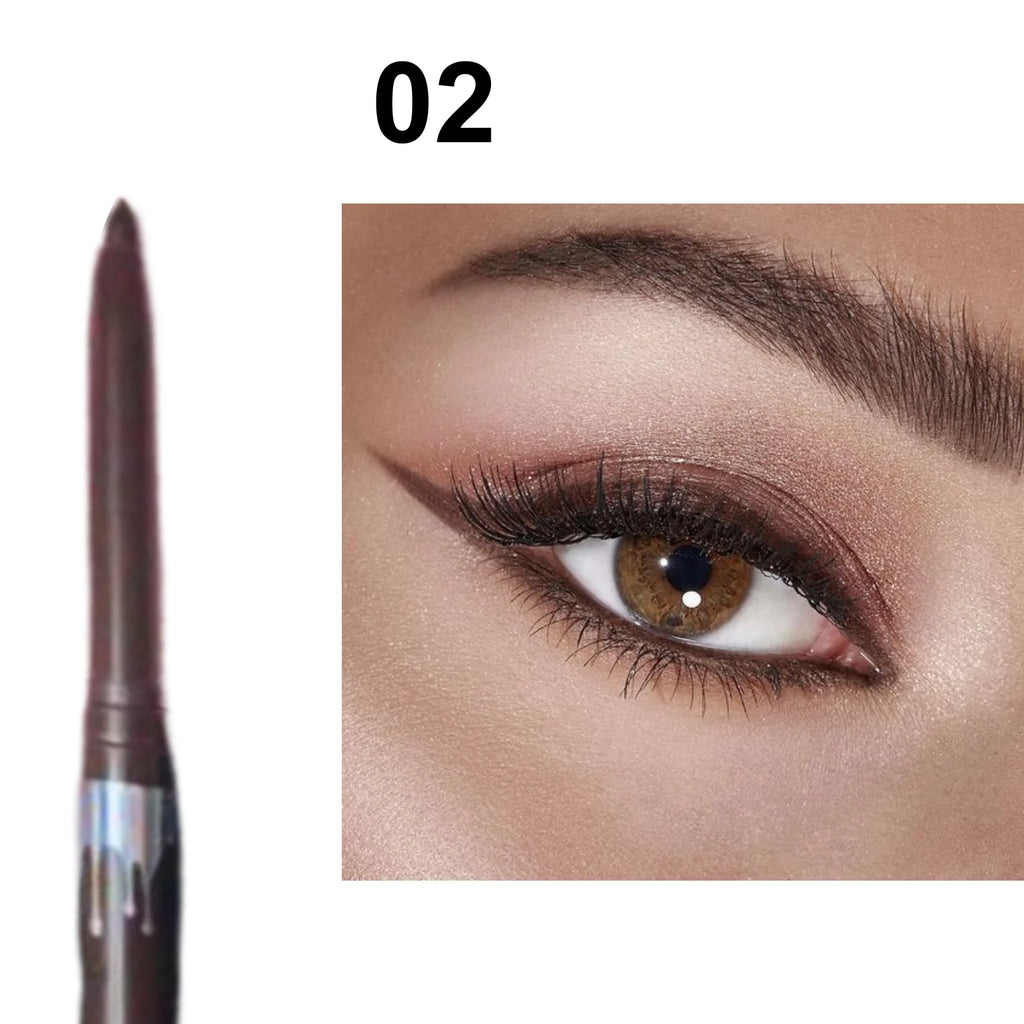 Eyeliner Gel Waterproof Ultra-Fin Noir/Marron Mat