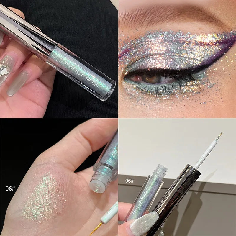 Fard & Eyeliner Liquide Caméléon Métallique Scintillant