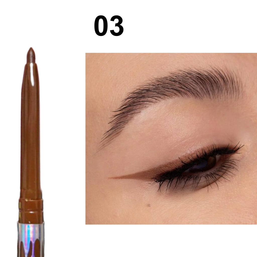 Eyeliner Gel Waterproof Ultra-Fin Noir/Marron Mat