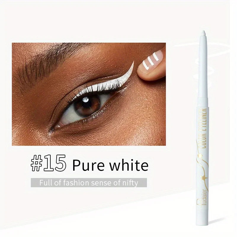 Crayon Eyeliner Gel Waterproof Coloré Mat Longue Tenue