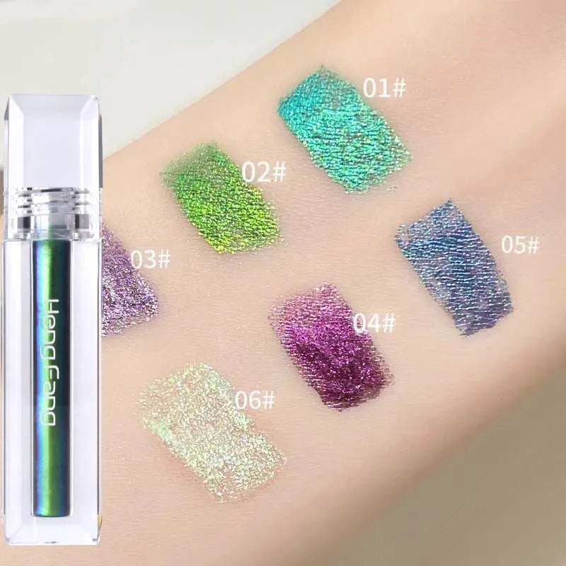 Fard & Eyeliner Liquide Caméléon Métallique Scintillant