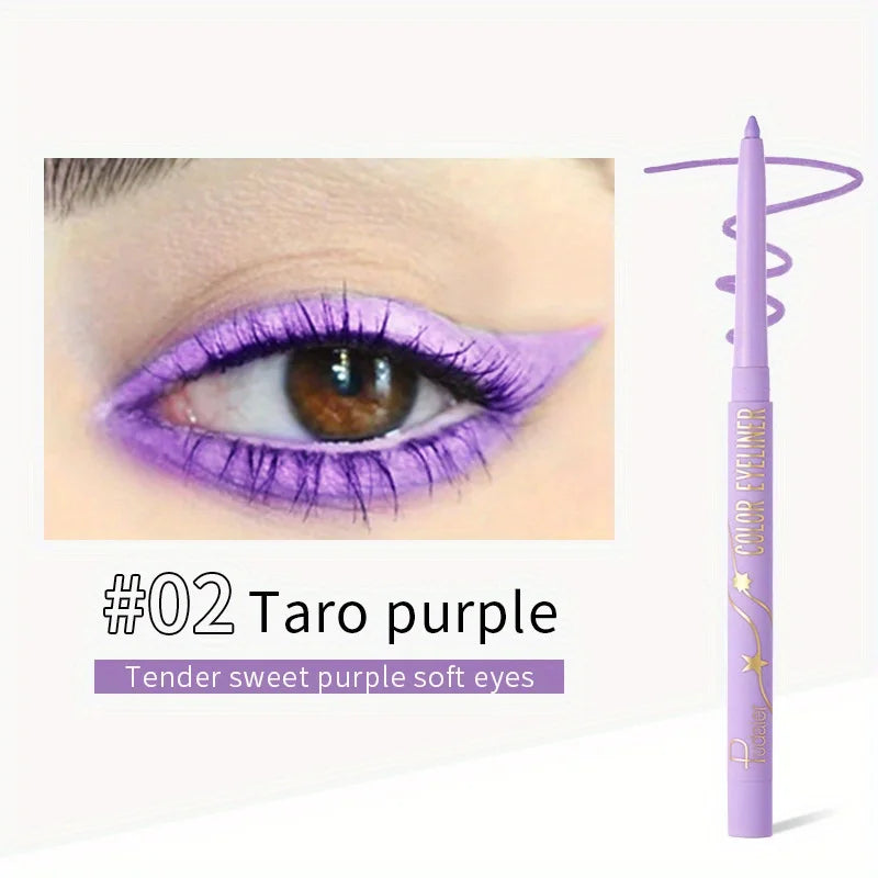 Crayon Eyeliner Gel Waterproof Coloré Mat Longue Tenue