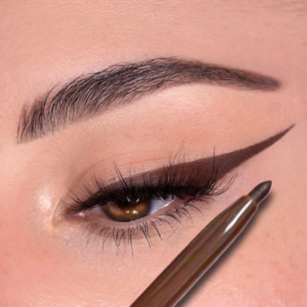Eyeliner Gel Waterproof Ultra-Fin Noir/Marron Mat