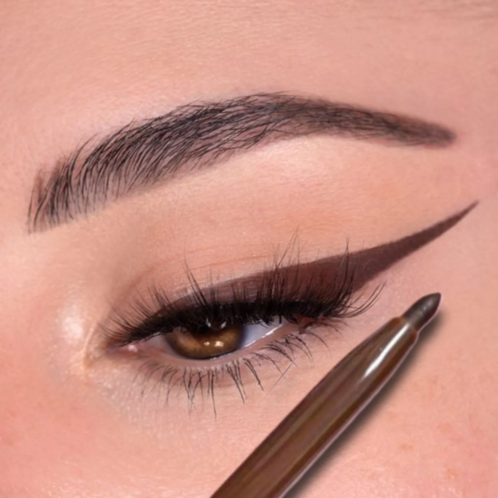 Eyeliner Gel Waterproof Ultra-Fin Noir/Marron Mat
