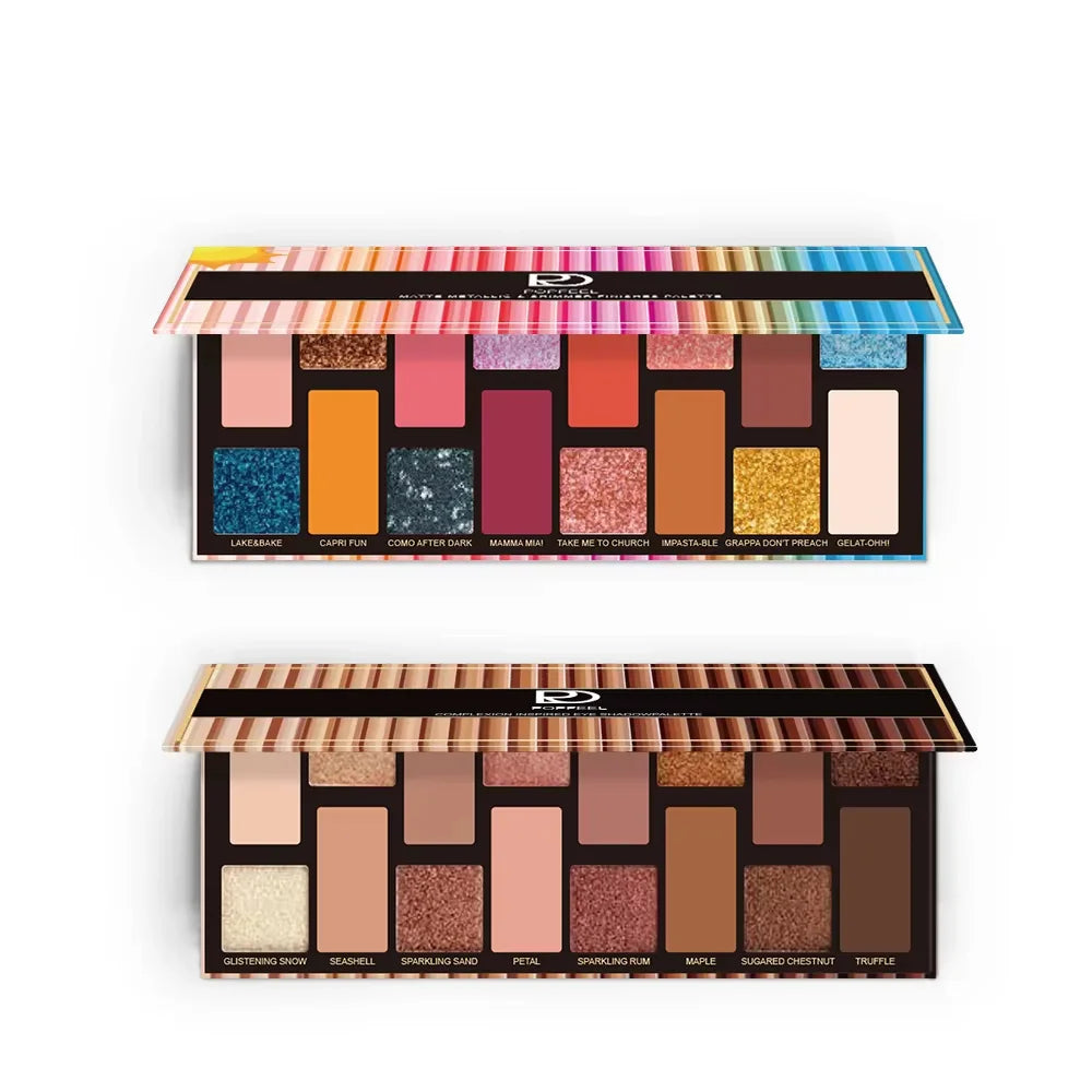 Palette Yeux Coréenne 16 Couleurs Mat Waterproof Longue Tenue