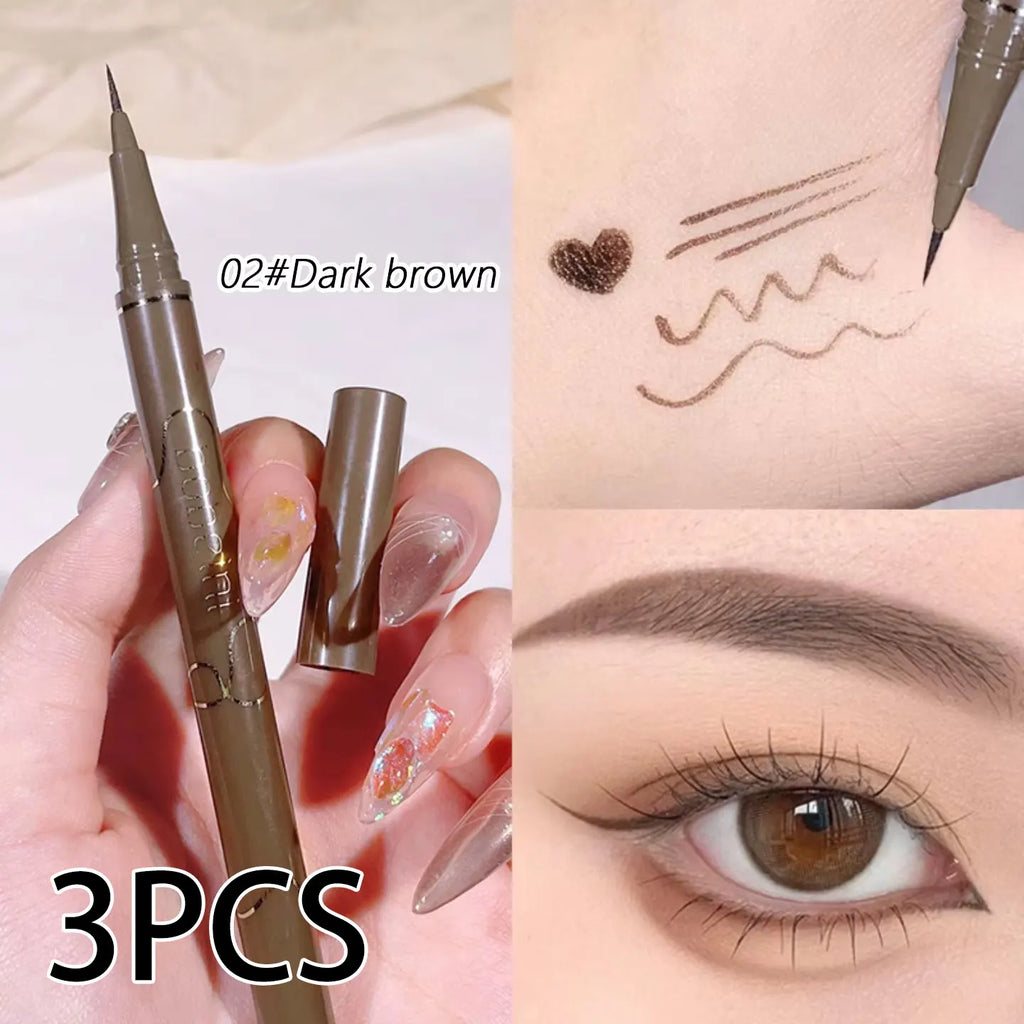 Eyeliner Ultra-Fin 0,05 mm Waterproof 4 Couleurs Longue Tenue