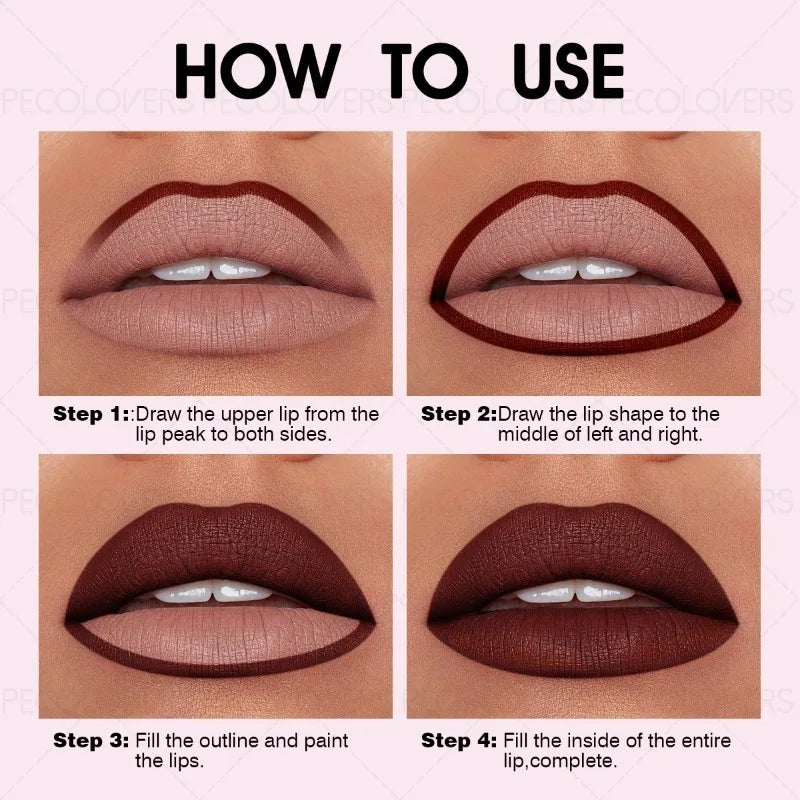 Rouge à lèvres multicolore