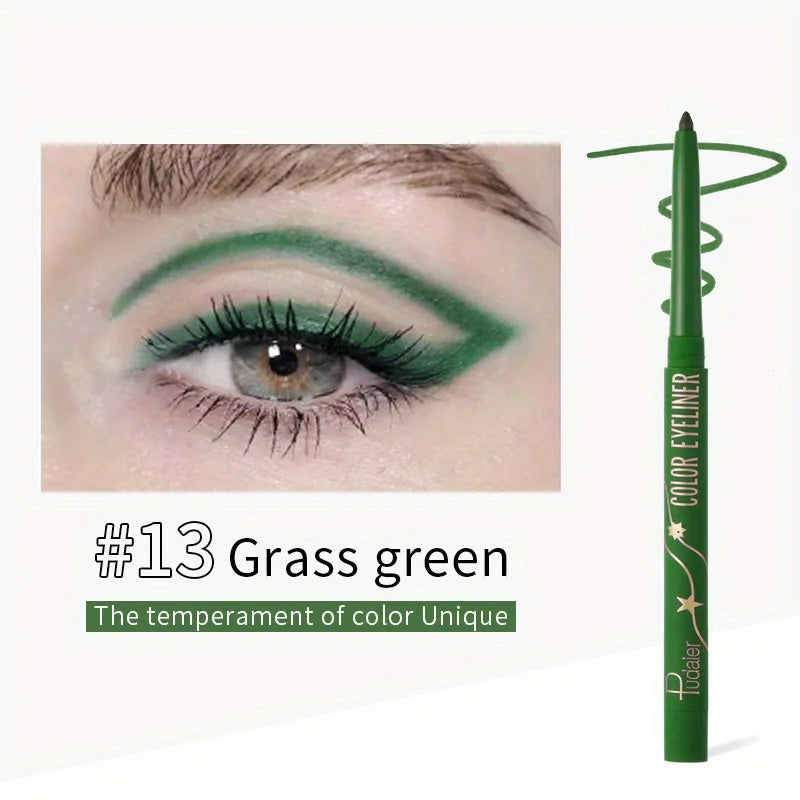 Crayon Eyeliner Gel Waterproof Coloré Mat Longue Tenue
