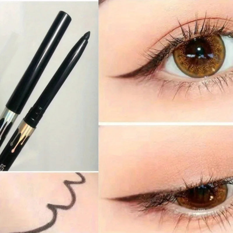Eyeliner Gel Waterproof Ultra-Fin Noir/Marron Mat