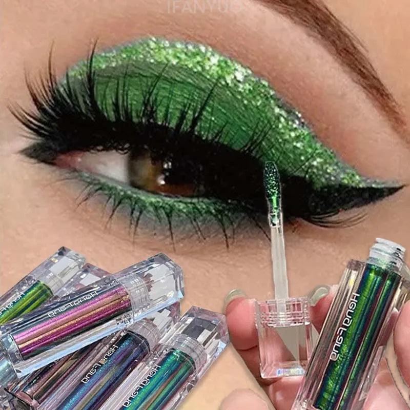 Fard & Eyeliner Liquide Caméléon Métallique Scintillant