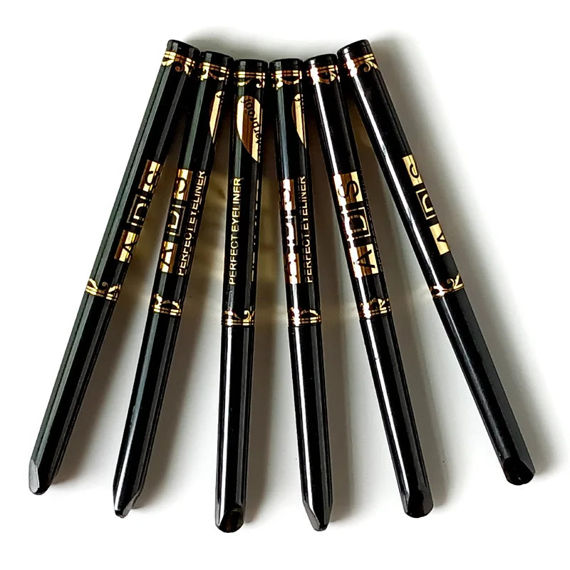 Lot de 3 Eyeliners Noirs Waterproof Anti-Bavures