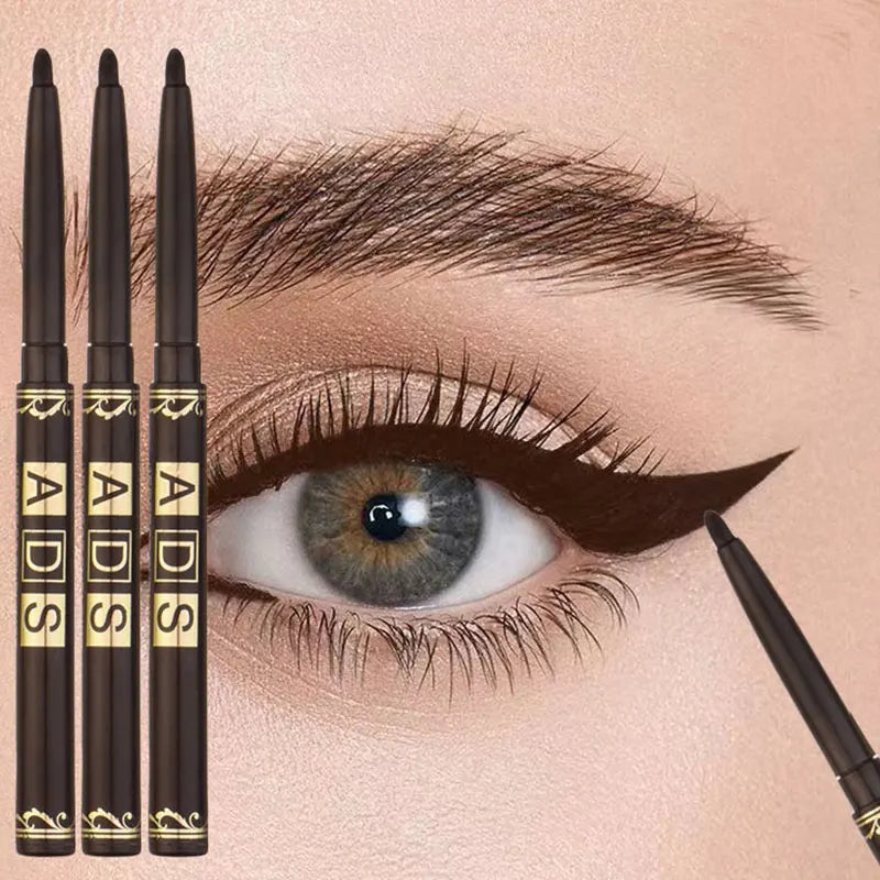 Lot de 3 Eyeliners Noirs Waterproof Anti-Bavures