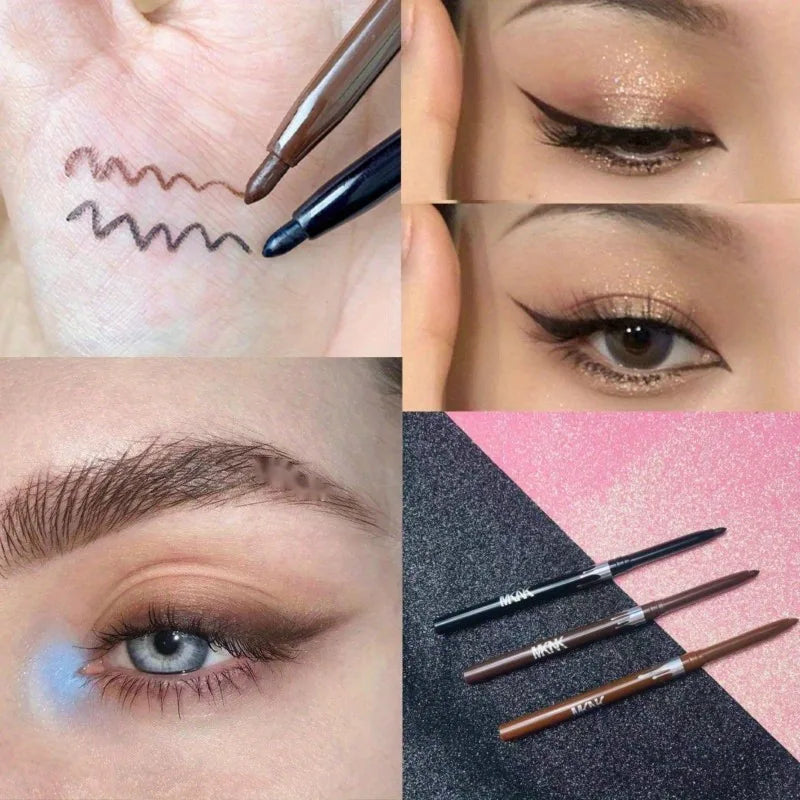 Eyeliner Gel Waterproof Ultra-Fin Noir/Marron Mat