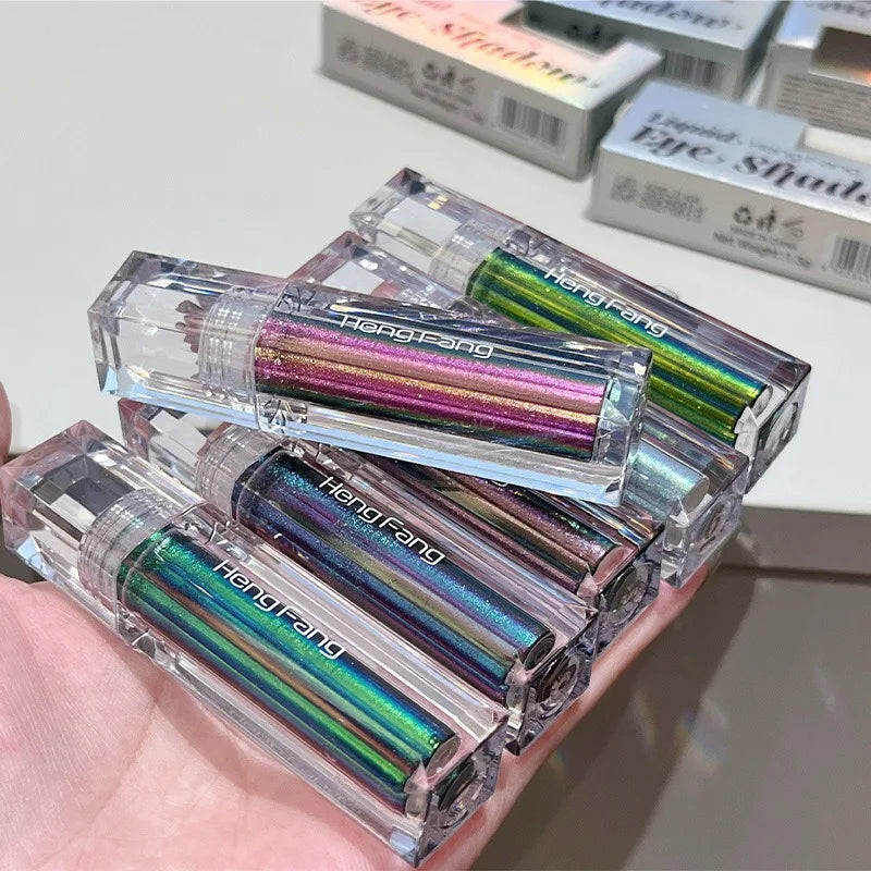 Fard & Eyeliner Liquide Caméléon Métallique Scintillant